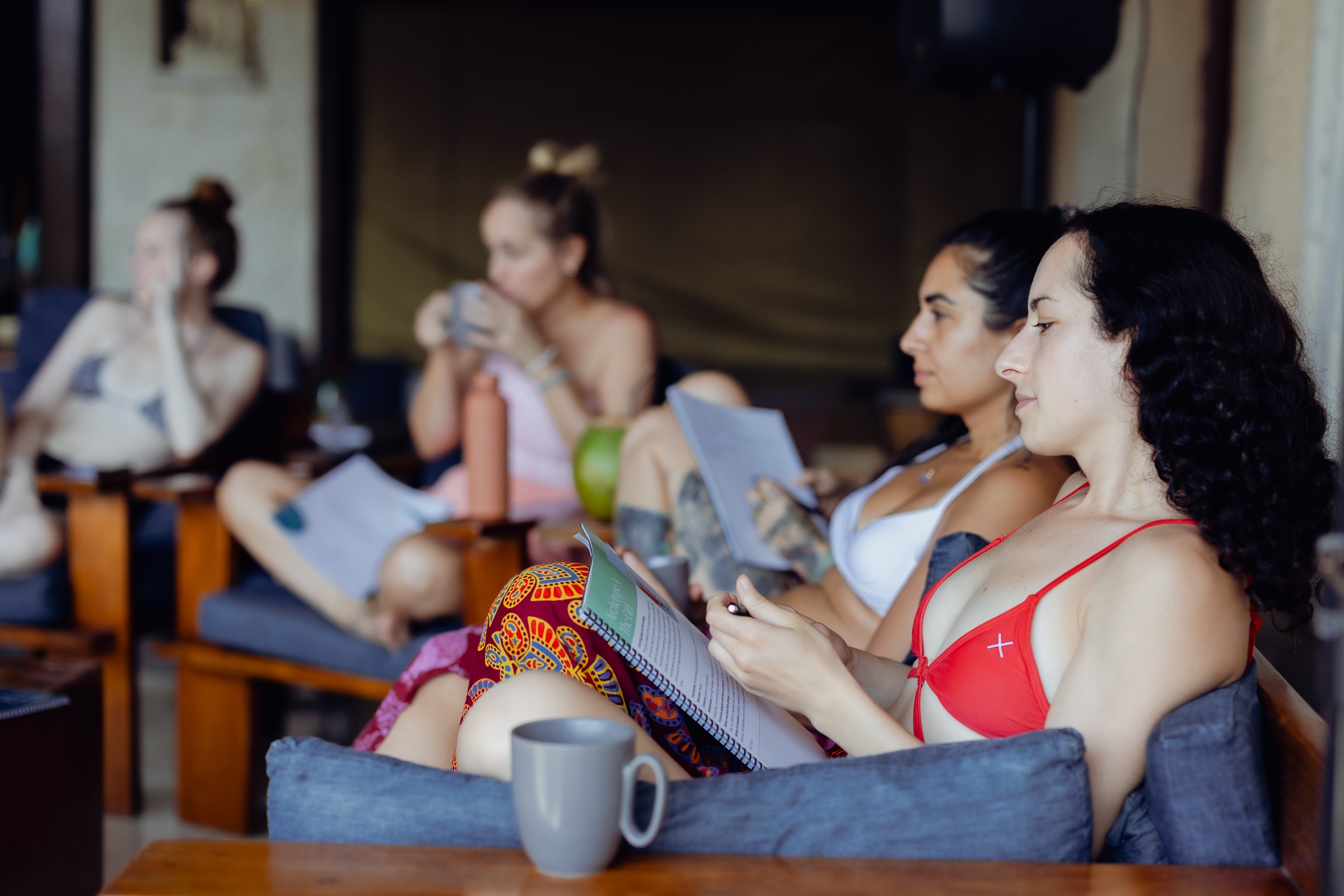 Women's circle work session