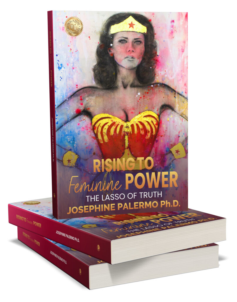 Amazon best seller 3D book image Rising to Feminine Power