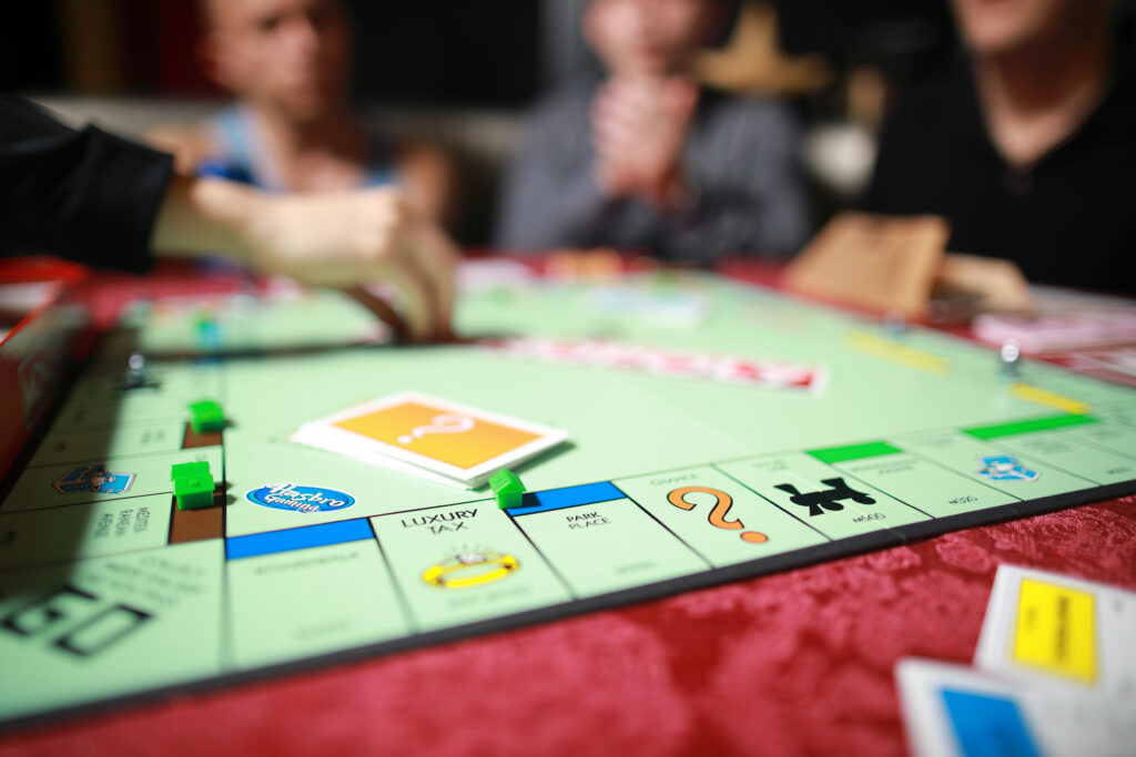 photo of a monopoly board